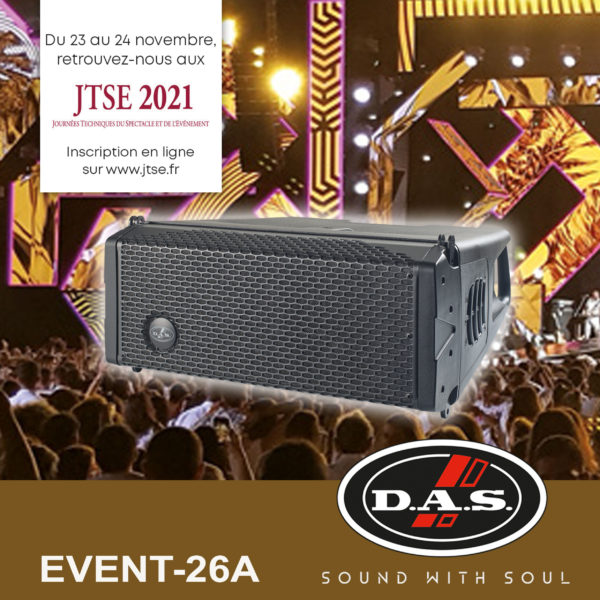 DAS – Event26A – Line-Array ultra compact auto-amplifié