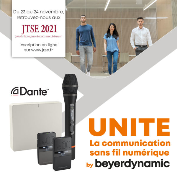 Beyerdynamic – La gamme UNITE comme outils multifonction de la transmission audio sans fils