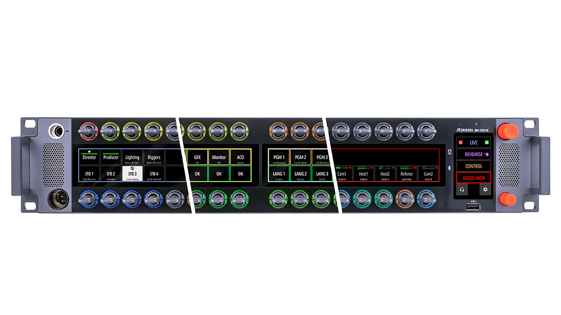 Riedel - RSP-1232 with Audio Monitoring App on board